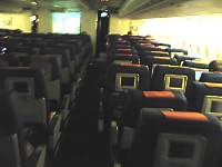 Economy Class - the seat on a South African 747 Jan 2007