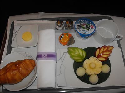 Thai Airways inflight Food BKK-SYD July 2010