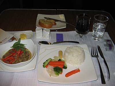 Food HKG-BKK Dinner Dec 2007