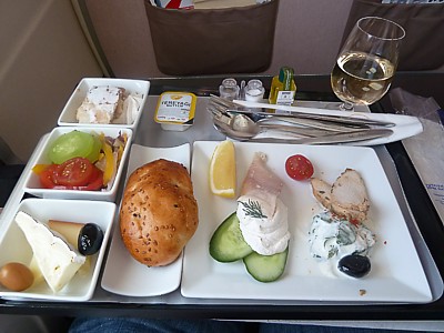 Turkish Airlines Business Class Food