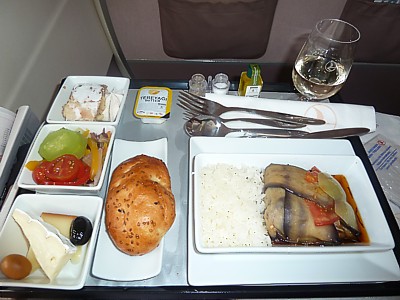 Turkish Airlines Food VIE-IST in Biz June 2011