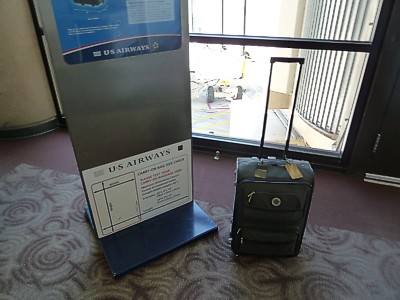 boarding luggage size