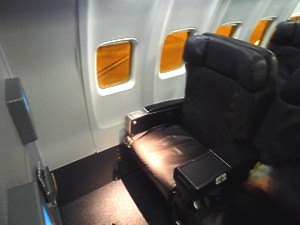 United Continental Business Class seat - ex CO seat on a 737 - June 2011