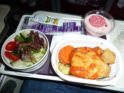 Virgin Atlantic inflight meals - March 2013
