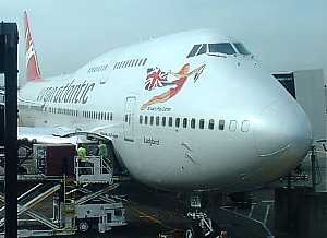 Virgin Atlantic Boeing 747 Jan 2010