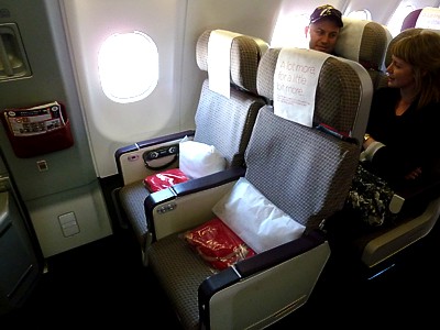 Virgin Atlantic Economy Exit Row Seat A340