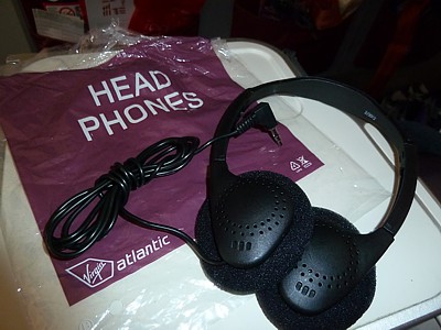 Virgin Atlantic Headphones economy