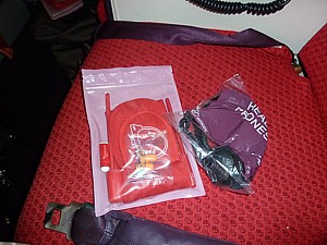 Virgin Atlantic Economy amenity kit