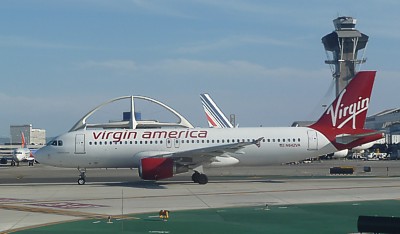 Virgin America A320 at LAX June 2011