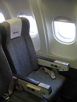 Iberia A340 Economy class seat Feb 2007