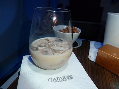 Qatar Airways Drink Baileys