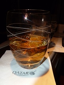 Qatar Airways - whisky