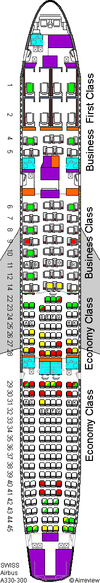 Seat Map And Seating Chart Airbus A330 300 Turkish Airlines Seating ...