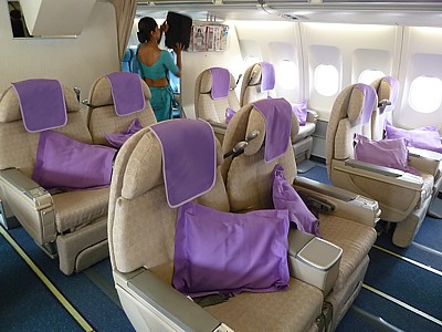 SriLankan Airlines Business Class cabin