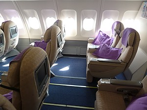 SriLankan Airlines Business Class seats